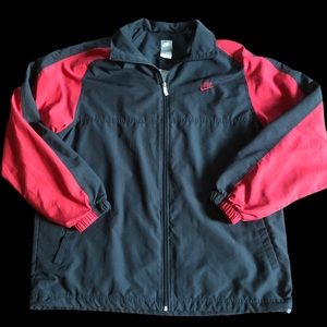 Nike Stitched Swoosh Logo Windbreaker